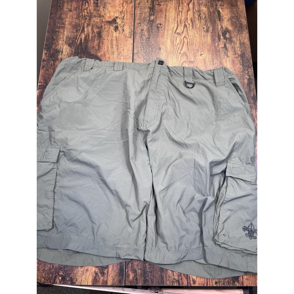Boy Scouts Of America Men's Uniform Shorts Centennial Nylon‎ Cargo 3XL Green